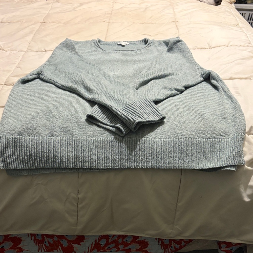 Ella Moss Light Blue Crewneck Sweater